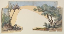 Design for a Stage Set, Eugène Cicéri  French