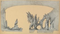 Design for a Stage Set, Eugène Cicéri  French