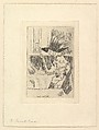 The Barnacle Girl, Walter Richard Sickert British, Etching; second state of two