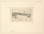 Chagford (The Small Plate), Walter Richard Sickert British, Etching; second state of two