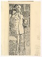 Portrait of Duncan Macdonald, Walter Richard Sickert British, Etching, drypoint and roulette; second state of three, trial proof