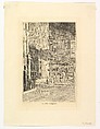 Maple Street, Walter Richard Sickert British, Etching; second state
