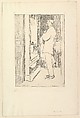 The New Tie, Walter Richard Sickert British, Etching; first state of two