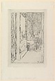 L'Armoire à glace (The Mirrored Wardrobe), Walter Richard Sickert  British, Etching; first state