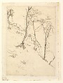 Castle Rock, No. 3, Ernest S. Lumsden British, Etching