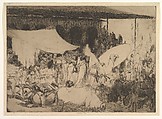The Chauk, Ernest S. Lumsden British, Etching