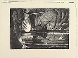 Farrugt Getting Through, Charles Ernest Pont  American, Lithograph