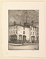 Washington Irving's House, Edith Nankivell American, Etching