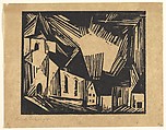 Church (Kirche), Lyonel Charles Feininger American, Woodcut