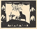 The Virtuoso (Der Virtuose), Lyonel Charles Feininger American, Woodcut