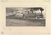 The Old Locomotive (Windspiel), Lyonel Charles Feininger American, Lithograph