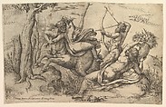 The Abduction of Dejanira, Battista Franco  Italian, Etching and engraving, state ii