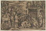 The Adoration of the Magi, Battista Franco  Italian, Engraving and etching