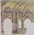 Design for a Stage Set, Eugène Cicéri French