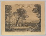 Dance Under the Trees (Landscape with Rural Dance), After Claude Lorrain (Claude Gellée) (French, Chamagne 1604/5?–1682 Rome), Etching and engraving