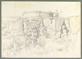 Cloister in Syracuse, Anton Hallmann German, Graphite