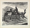 Astoria Marsh, Abe Ajay American, Lithograph
