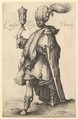Caspar, after Three Magi series by Jacques Bellange, Matthäus Merian the Elder  Swiss, Etching