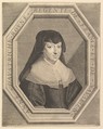 Anne d'Autriche, reine de France, en habit de deuil, Jean Morin  French, Etching
