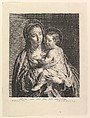 La Vierge a l'enfant, Jean Morin  French, Etching