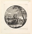 Les Ruines au Fond, Jean Morin  French, Etching