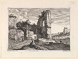 La Vieille Femme Assise, Jean Morin  French, Etching, first state