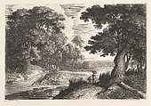 La Paysanne du Marche, Jean Morin  French, Etching, first state