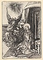 The Annunciation, Martin Schongauer German, Engraving