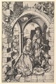 The Nativity, Martin Schongauer (German, Colmar ca. 1435/50–1491 Breisach), Engraving
