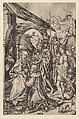 The Adoration of the Magi, Martin Schongauer (German, Colmar ca. 1435/50–1491 Breisach), Engraving (proof state)