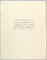 Bauhaus Portfolio V: Table of Contents/Imprint, Lyonel Charles Feininger (American, New York 1871–1956 New York), Lithograph
