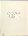 Bauhaus Portfolio IV: Table of Contents/Imprint, Lyonel Charles Feininger (American, New York 1871–1956 New York), Lithograph
