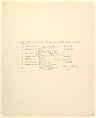 Bauhaus Portfolio I: Table of Contents/Imprint, Lyonel Charles Feininger (American, New York 1871–1956 New York), Lithograph