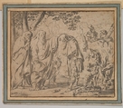 The Consecration of Decius Mus, Antoine Sallaert Flemish, Monotype