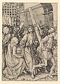 Christ Carrying the Cross, Martin Schongauer  German, Engraving