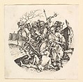 The Betrayal of Christ (reverse copy in roundel), Martin Schongauer German, Engraving