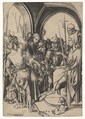 Christ before Annas, Martin Schongauer German, Engraving
