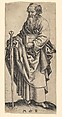 St. Paul, Martin Schongauer  German, Engraving