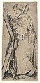 St. Andrew, Martin Schongauer  German, Engraving