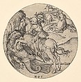 St. George Slaying the Dragon, Martin Schongauer  German, Engraving
