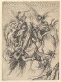 Saint Anthony Tormented by Demons, Martin Schongauer (German, Colmar ca. 1435/50–1491 Breisach), Engraving; second state