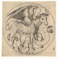 The Ox of St. Luke, Martin Schongauer  German, Engraving