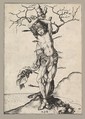 Saint Sebastian, Martin Schongauer German, Engraving