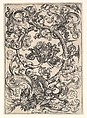 Ornament with Owl Mocked by Day Birds, Martin Schongauer German, Engraving