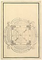 Ground Plan for a Catafalque for an electress of Bavaria, Giuseppe Galli Bibiena Italian, Pen, brown ink and gray wash