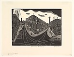 Public Building, Fred Becker  American, Wood engraving