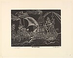 The Yacht Race, Fred Becker  American, Wood engraving