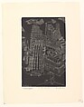 New York Landscape, Fred Becker  American, Wood engraving
