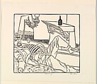 Sailing, Fred Becker  American, Wood engraving