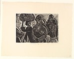 Chinese Refugees, Lou Barlow  American, Wood engraving